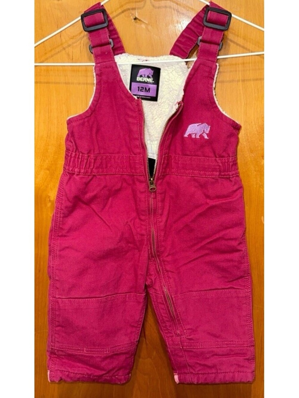 Berne thick winter snow suit bib size 12 months